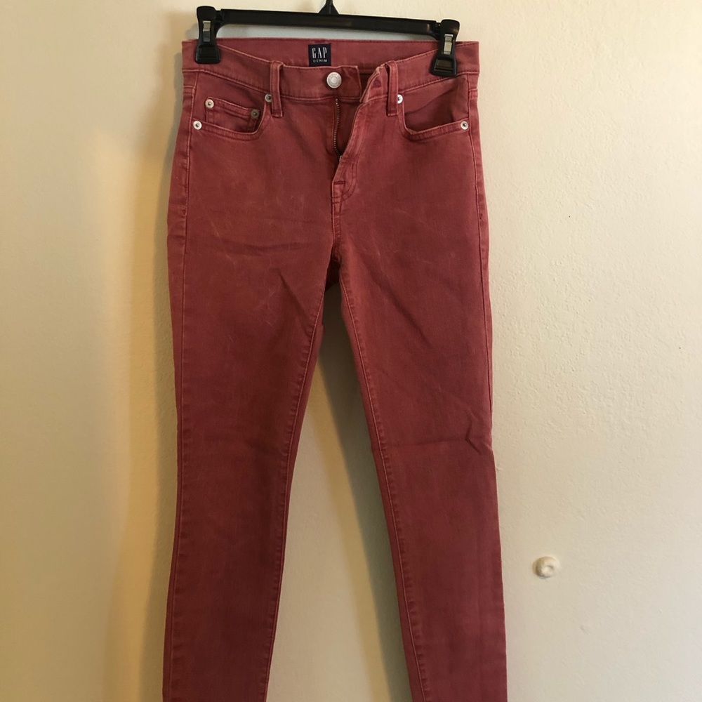 Pink gap jeans